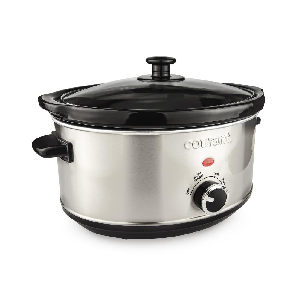 3½ qt Oval Slow Cooker SS Cour