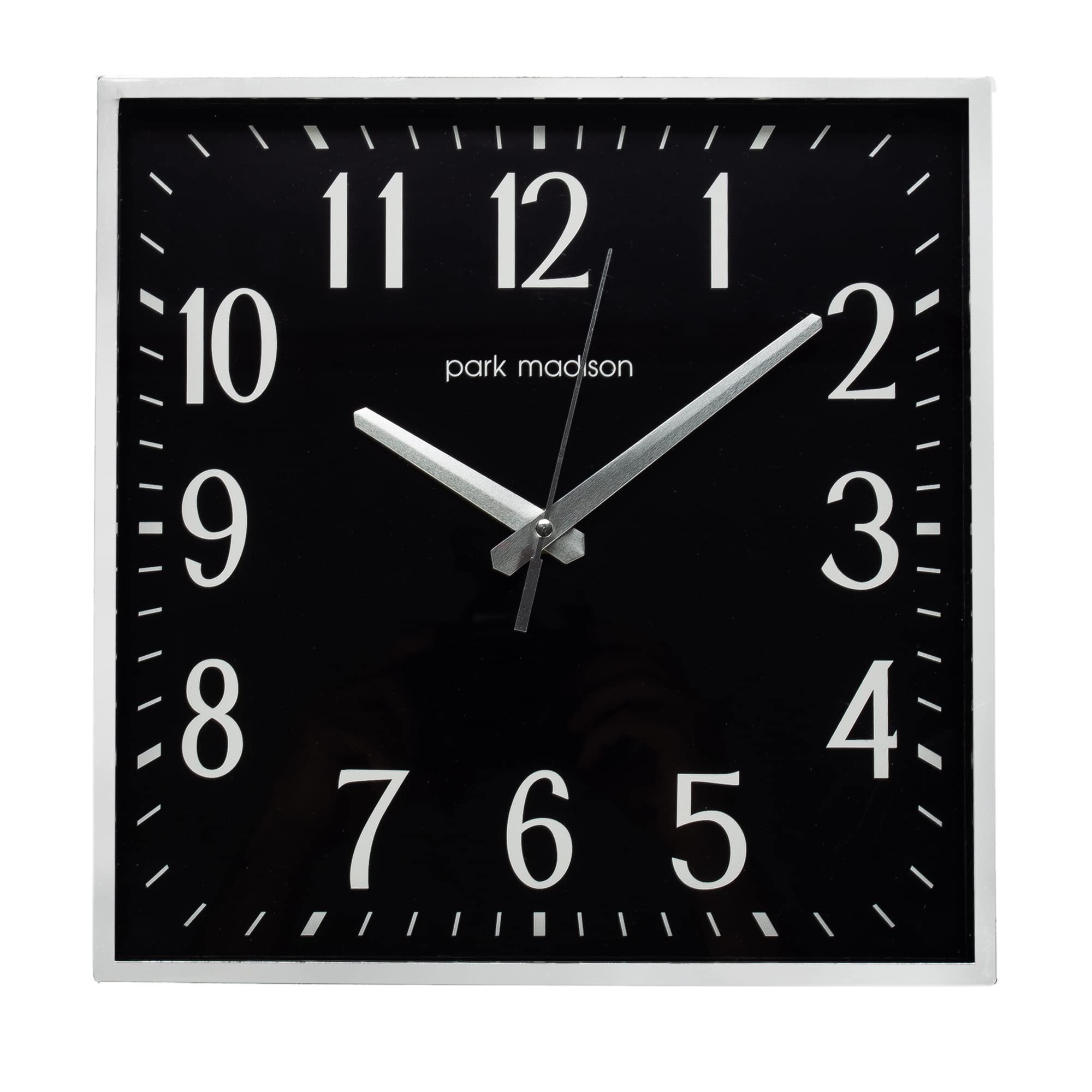 Wall Clock 11" Sq Metropolitan
