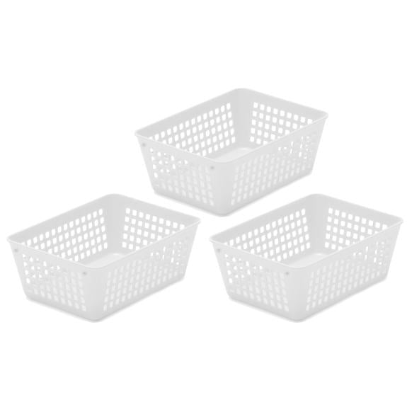 Mini Basket 3pk WHITE