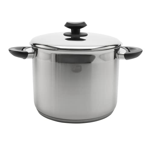 5qt SS Stock Pot YBM Black
