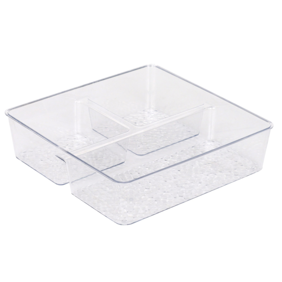 Storage Organizer 3 Sect Clear