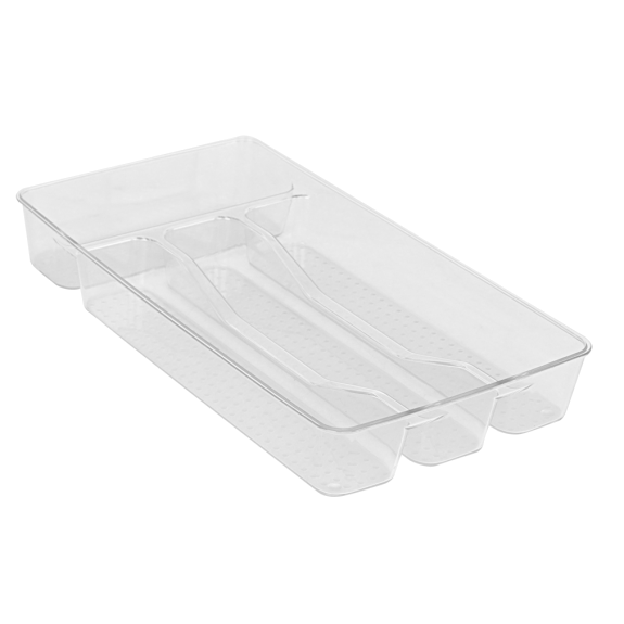Cutlery Tray 4-Comp Clear YBM