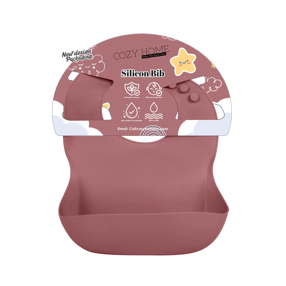 Silicon Bib Maroon