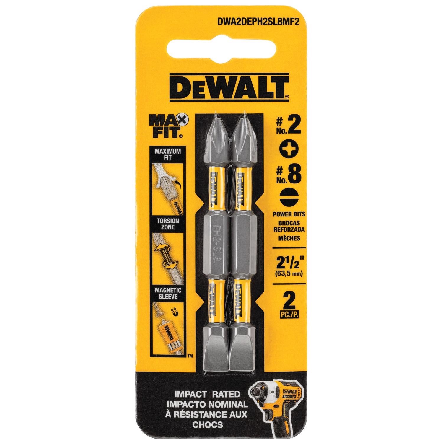 Phillips/Slotted 2-3/4" Dewalt