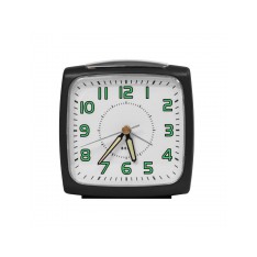Alarm Clock Batt Bell BLK Impe