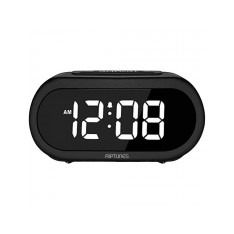 Alarm Clock Batt Dig BLACK