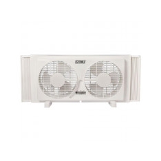 Twin Window Fan 9" Rvrsbl EZ
