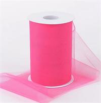 Tulle 6"x 100yd Fuschia