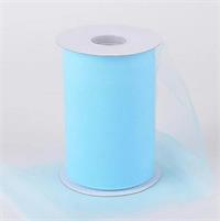 Tulle 6"x 100yd Lt. Blue