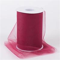 Tulle 6"x 100yd Wine