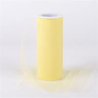 Tulle 6" x 25yd Baby Maize YLW