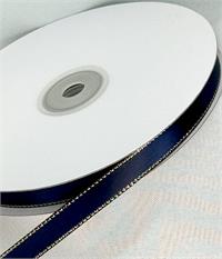 Ribbon Lurex 3/8"x50yd Nvy/Gld