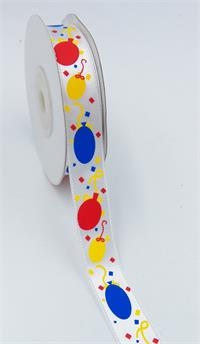 Balloon Print Ribbon 5/8" 25yd