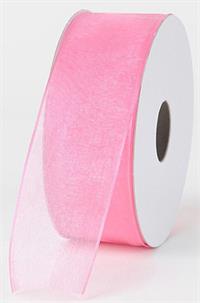MonoEdgeOrganza 7/8"x25y Pink