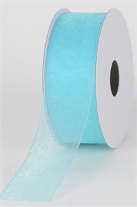 MonoEdgeOrganza 1½"x25y Aqua