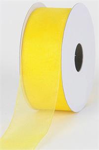 MonoEdgeOrganza 1½"x25y Yellow