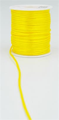 Round Satin Cord Yellow