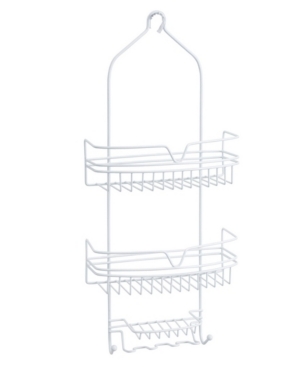 Shower Caddy Rnd Wire WHT Kenn