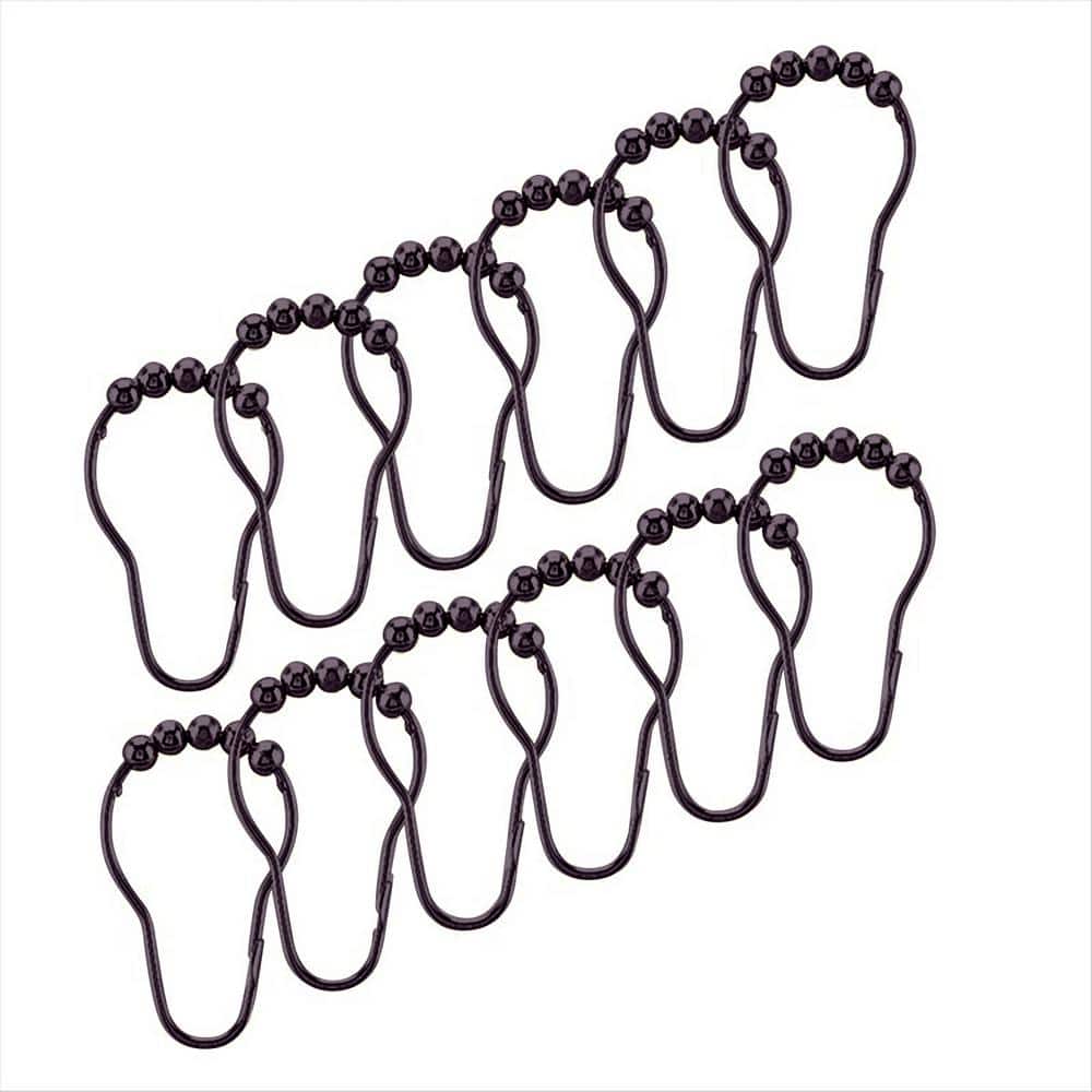 Shower Hooks Roller Bronze