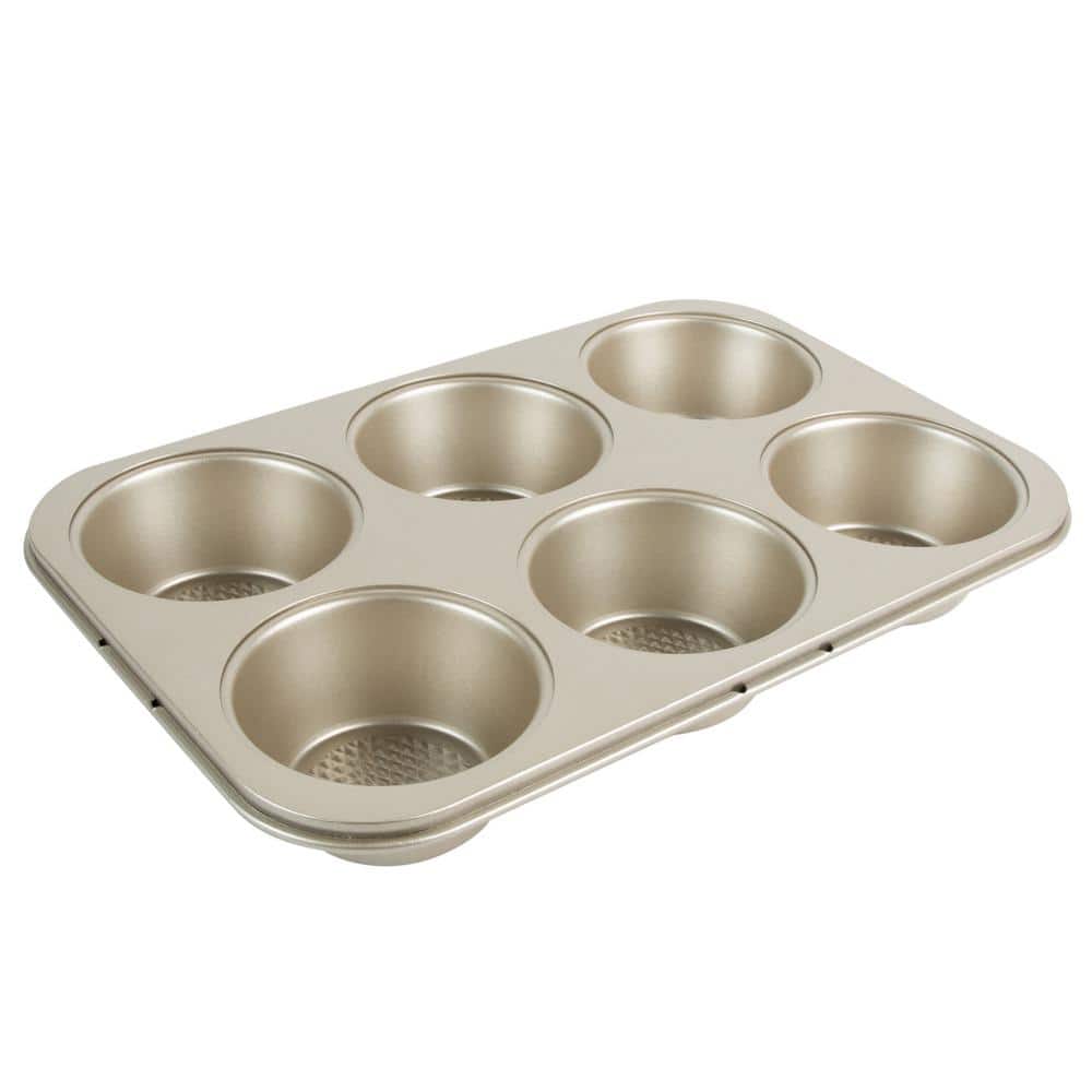 Muffin Pan NS 6-Cup Gold Kenn