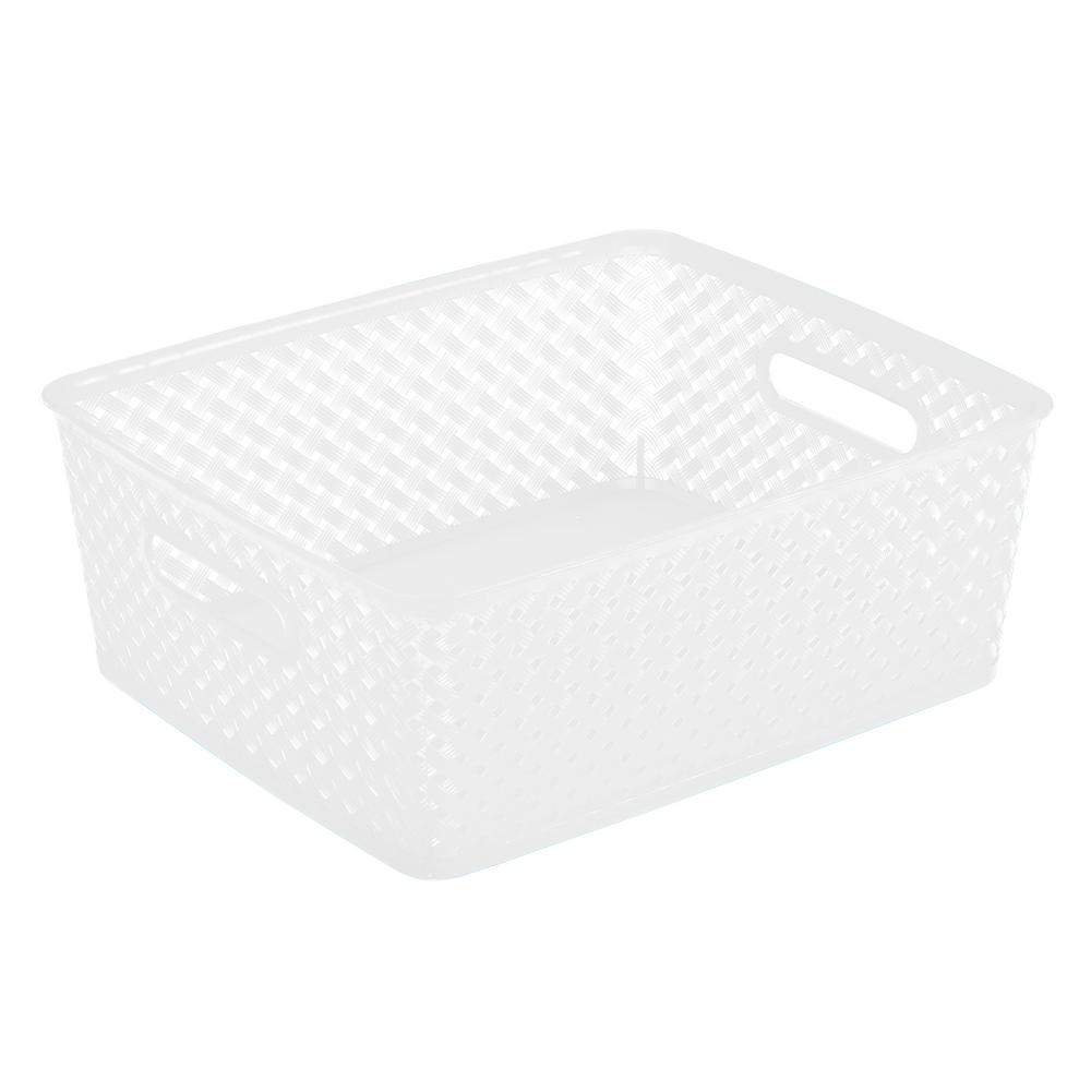 Storage Tote Resin Wicker11x14