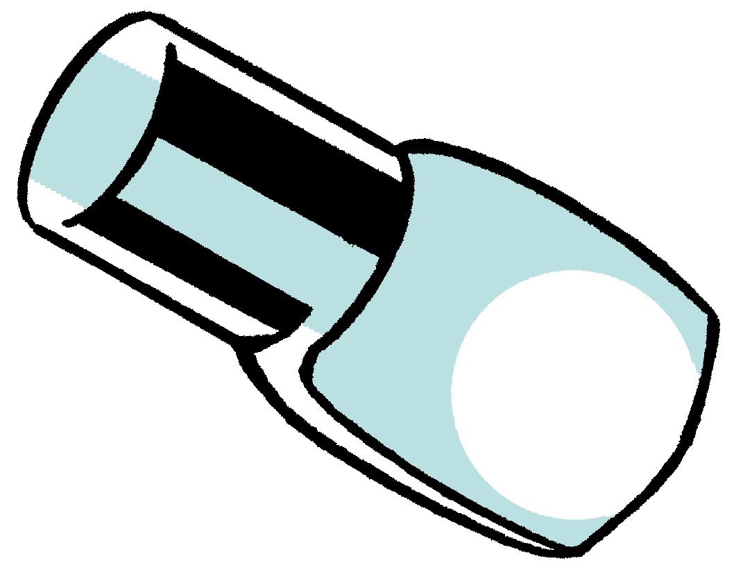 Shelf Pin 1/4" Spoon 20ct .4"