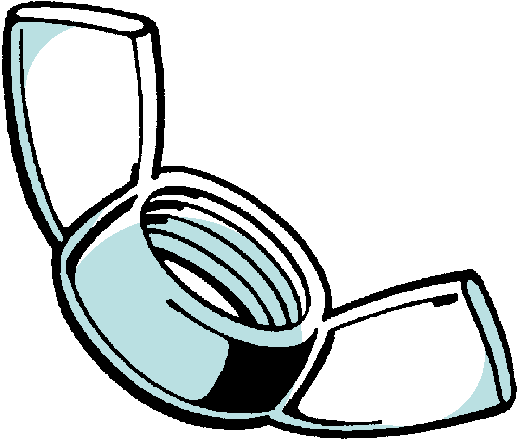 Wing Nuts - 3/8-16 - 3ct.