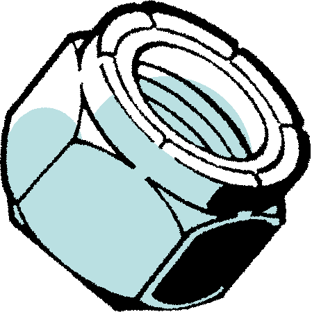 Nylon Insert Lock Nuts-7/16-14