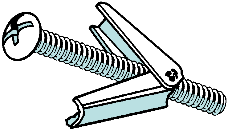 Toggle Bolts - 1/4 x 3  2ct.