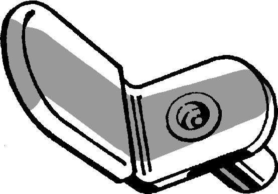 Shelf Pin 1/4" 'L-' Nickl 4c