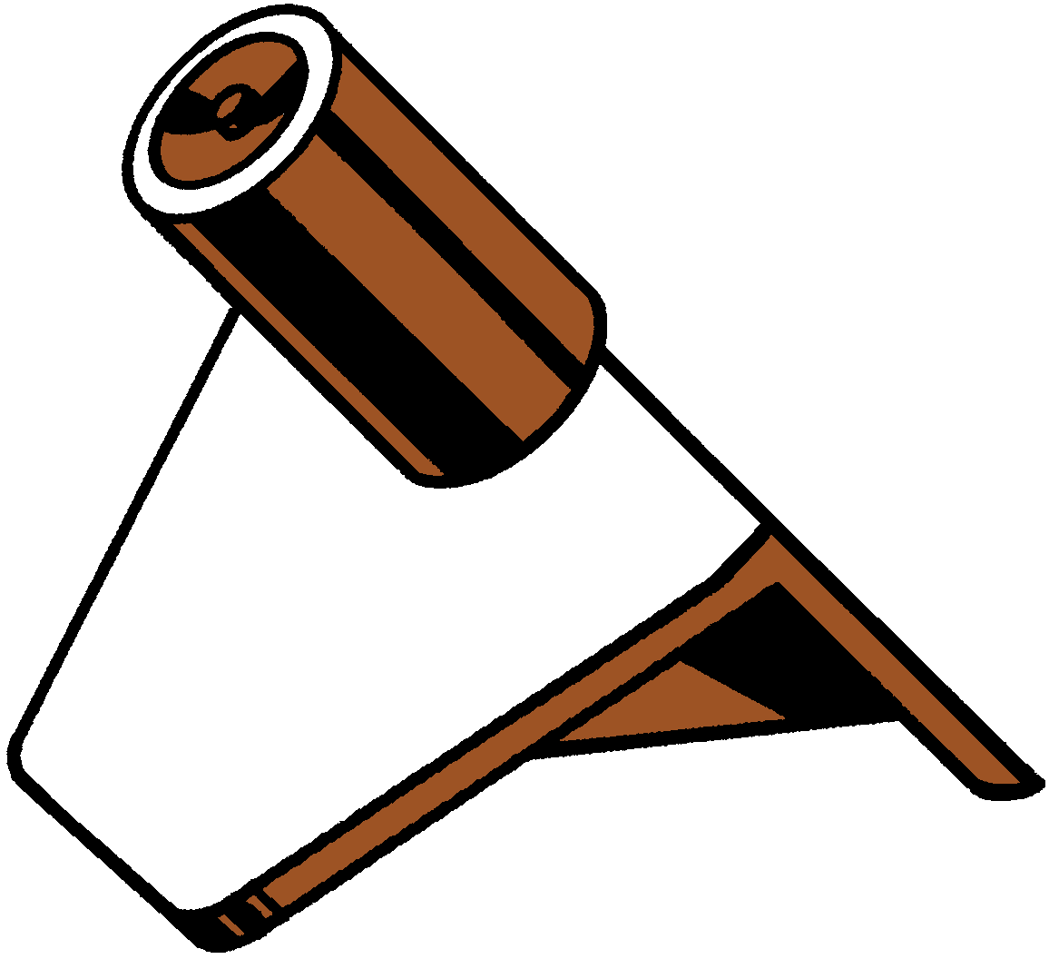 Shelf Pin 5mm Brown 4ct