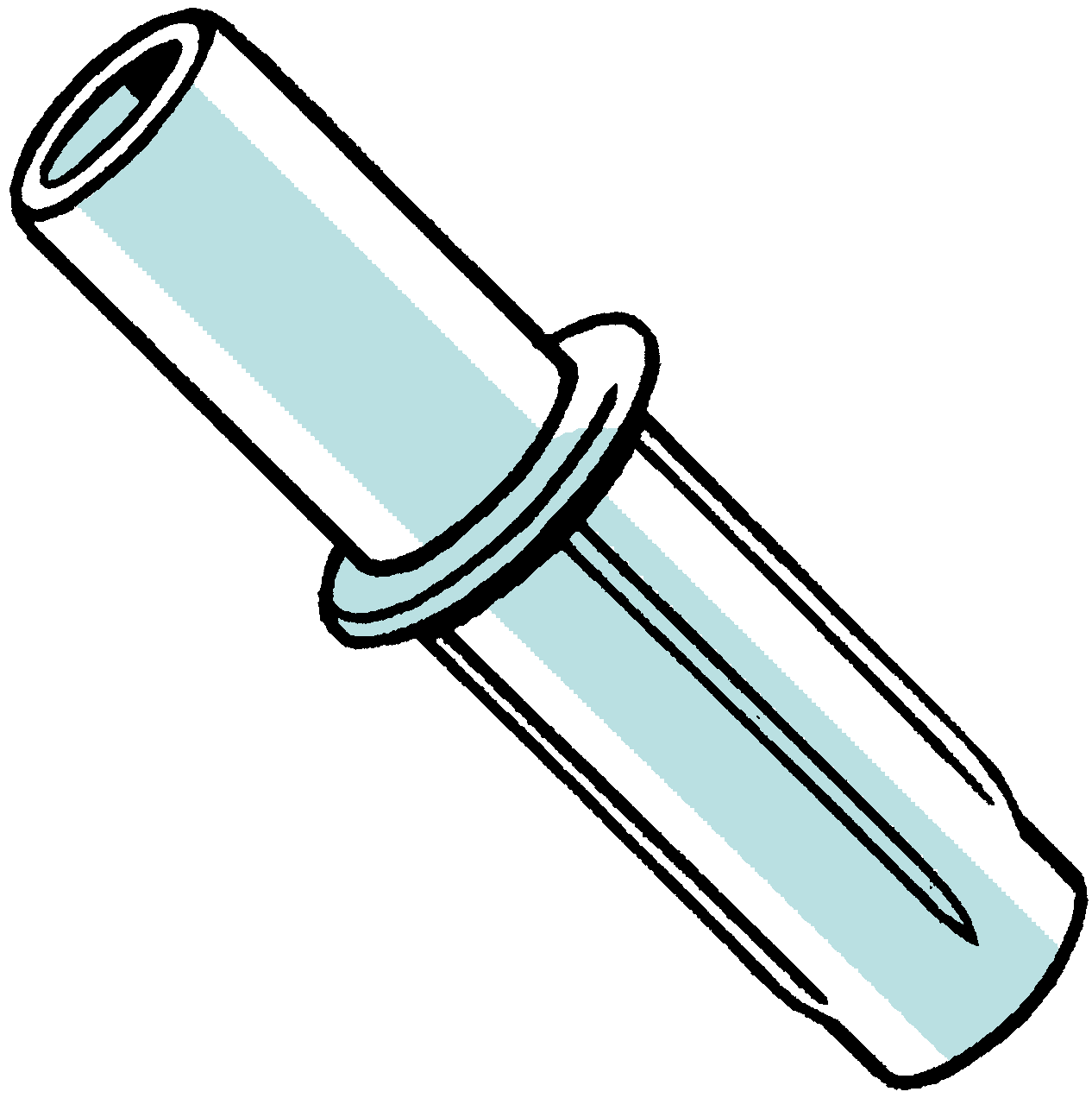 Shelf Pin 5mm Divided 4ct