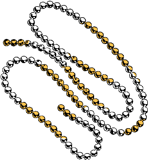 Brass #6 Pull Chain 3'