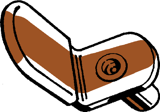 Shelf Pin 5mm 'L' Brass 1ct